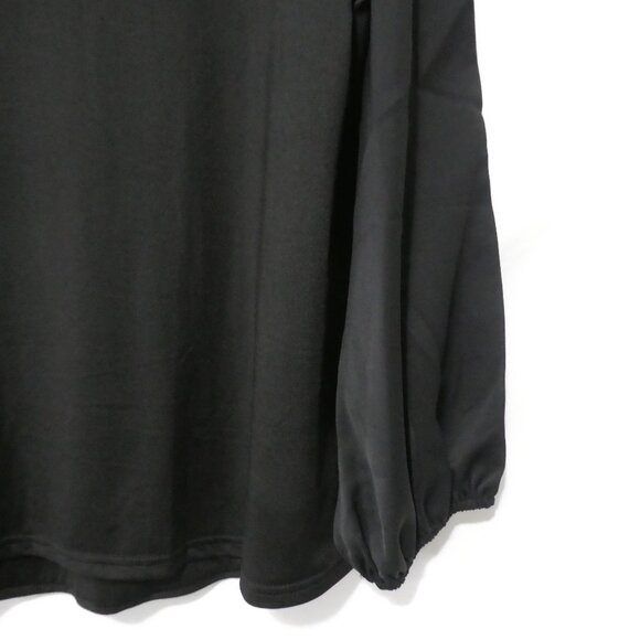 SHEIN - Curve | 2XL | Black Sequin Long Sleeve Blouse | Sheer Solid Black Back - Picture 14 of 14